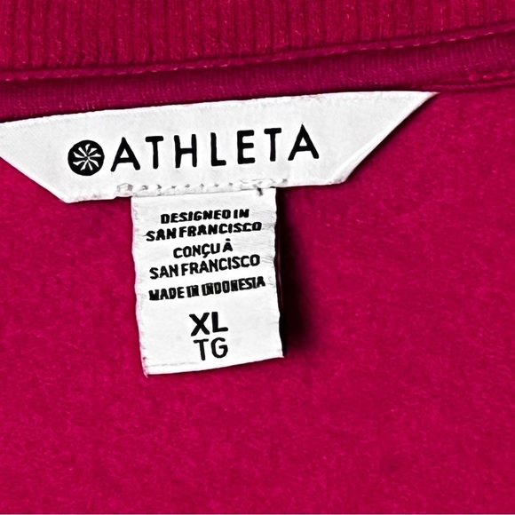 Athleta | Pink Super Soft Long Sleeve Thumbhole Sweatshirt, XL - Picture 7 of 9